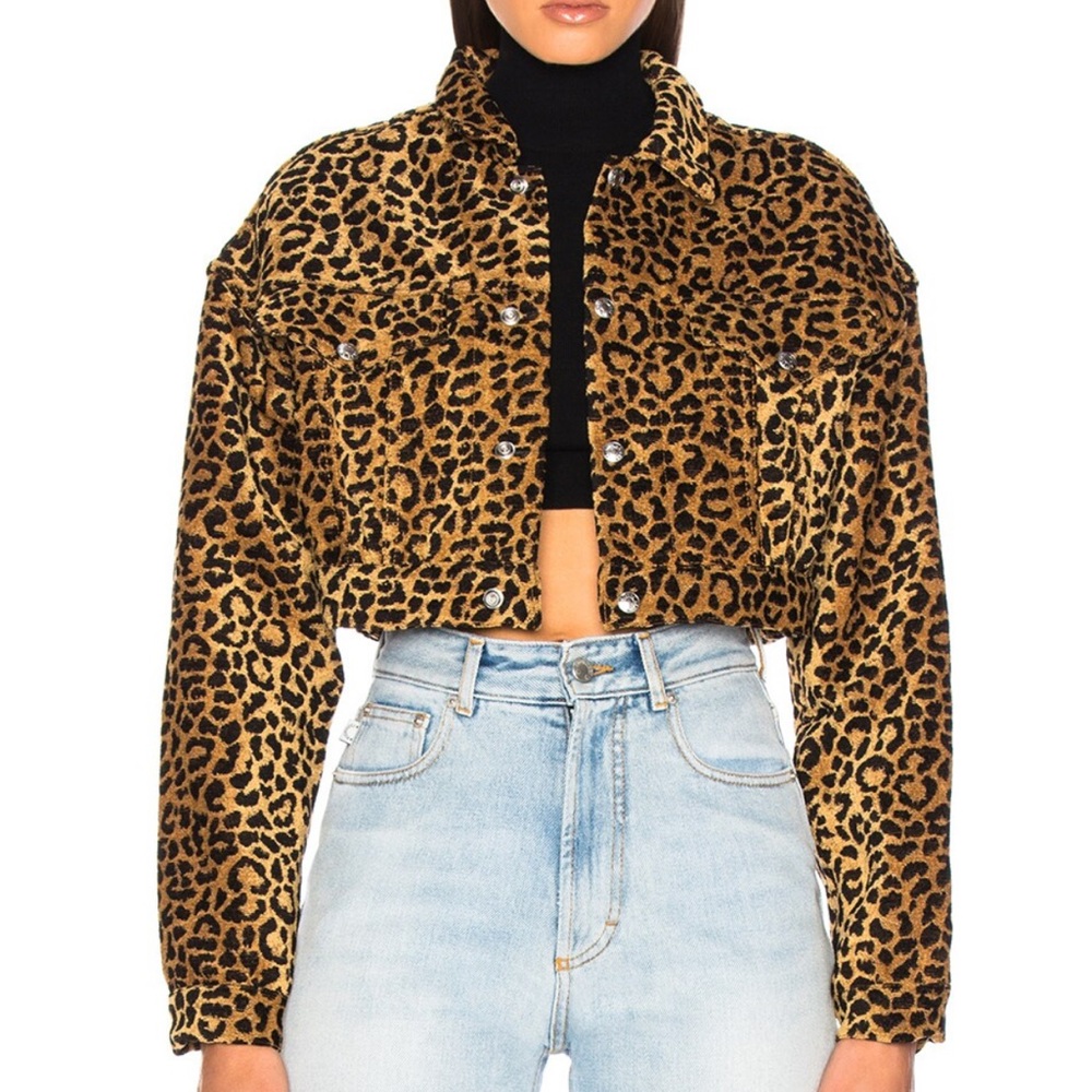Leopard Print Re/Done Jacket- Like New - image 4